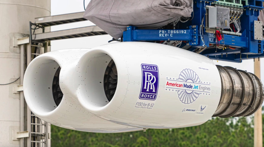 ROLLS-ROYCE BEGINS TESTING F130 ENGINES FOR THE UNITED STATES AIR FORCE B-52 FLEET